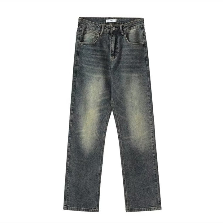 Herren High-Waist Jeans im Used-Look mit lässiger Passform Drune