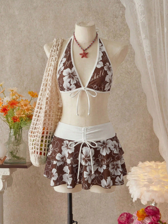 Damen Bikini-Set mit Rock Drune