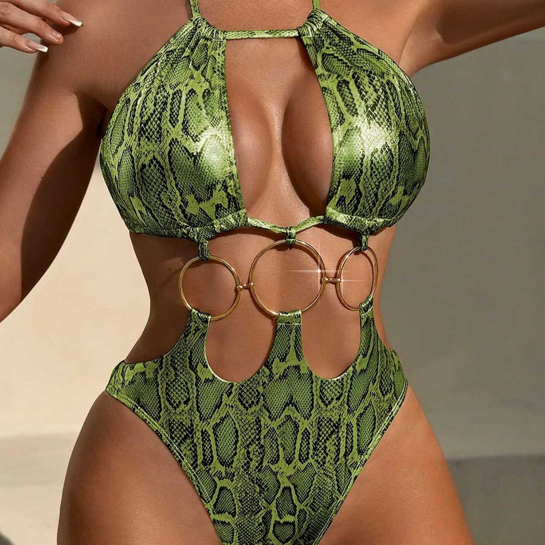 Damen Badeanzug mit aufregendem Schlitz-Design Drune