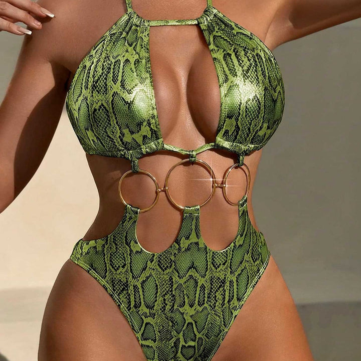 Damen Badeanzug mit aufregendem Schlitz-Design Drune