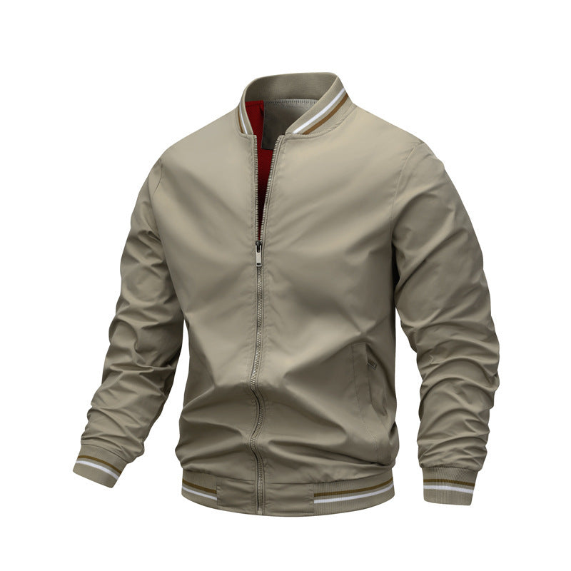 Herren Sportliche Retro Bomberjacke Drune