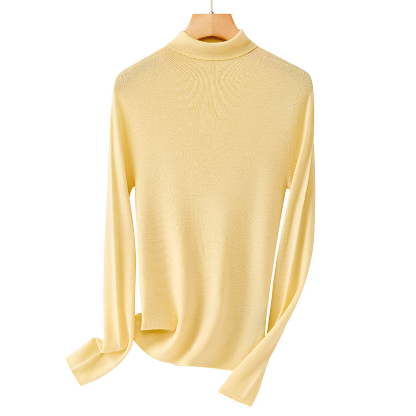 Damen Leichter Feinstrick-Rollkragenpullover mit fließender Passform Drune