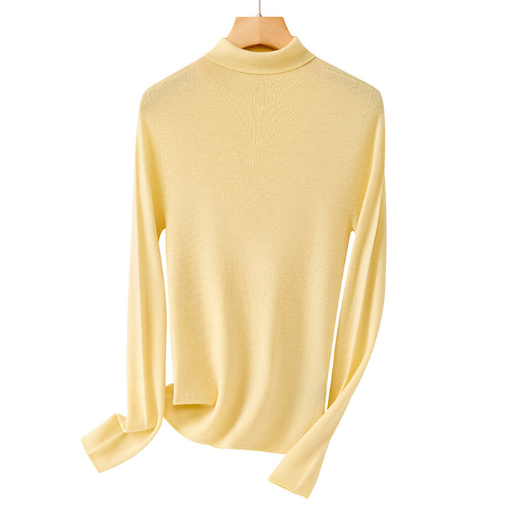 Damen Leichter Feinstrick-Rollkragenpullover mit fließender Passform Drune
