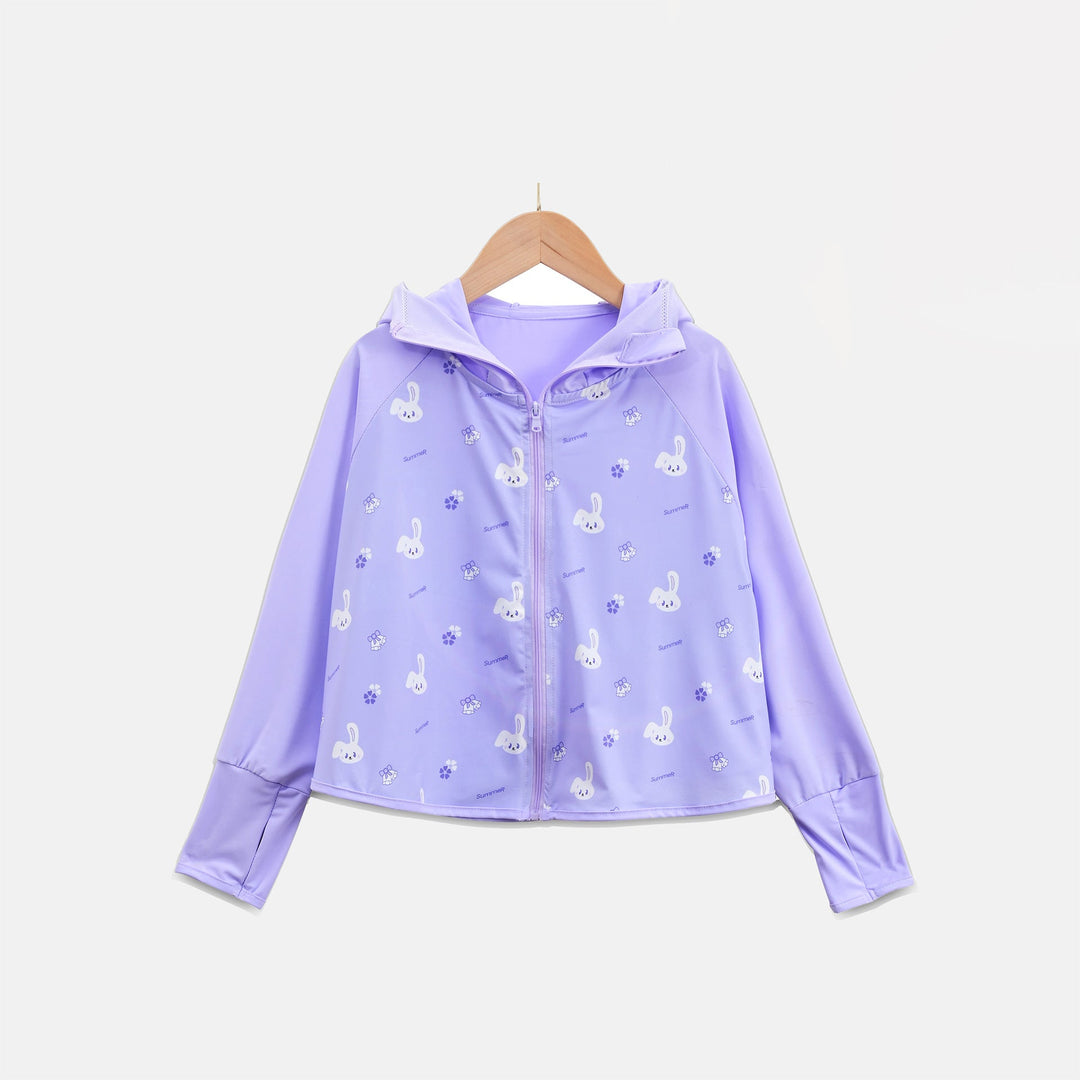 Kinder Sonnenschutzjacke mit Kapuze und atmungsaktivem Stoff Drune