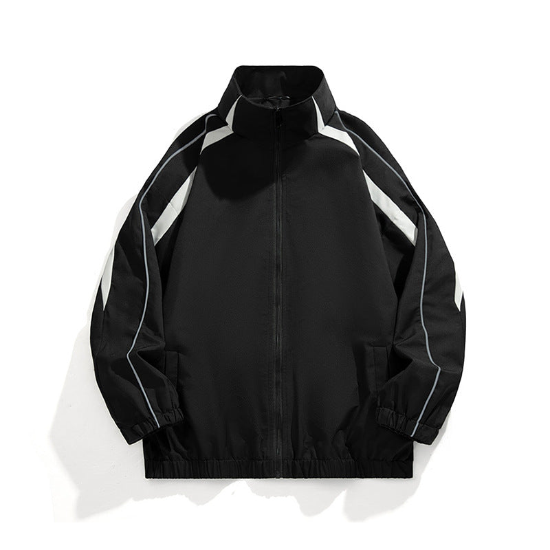 Damen Sportliche Windbreaker-Jacke Drune