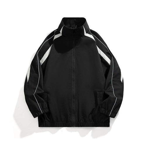 Damen Sportliche Windbreaker-Jacke Drune
