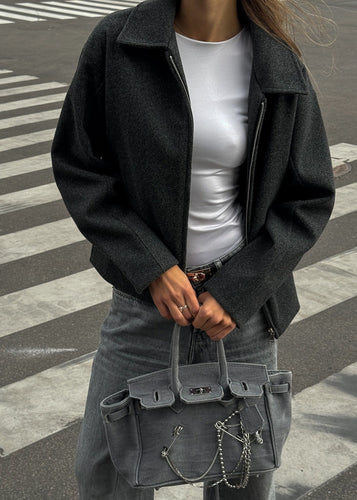 Drune | Wollmischung Zip-Up Jacke