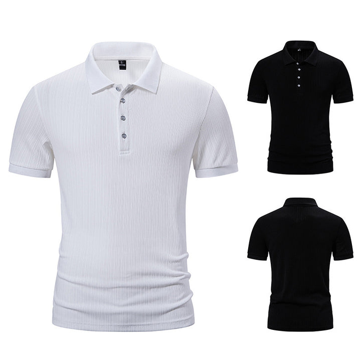 Herren hochwertiges Poloshirt mit moderner Struktur Drune