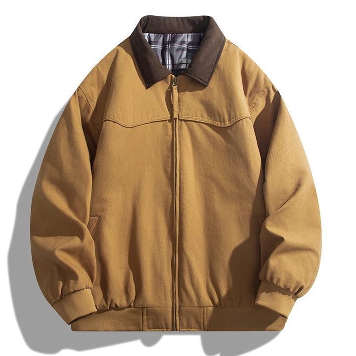 Herren Casual Steppjacke mit Kragen Drune