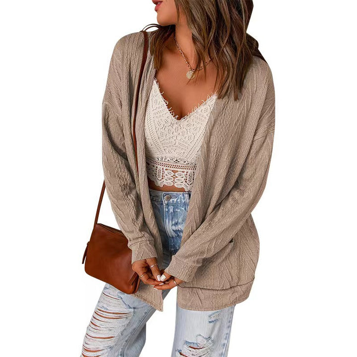 Damen lässige Long Cardigan Drune