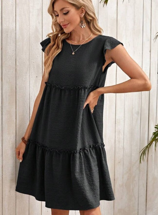 Damen lässiges Sommerkleid Drune