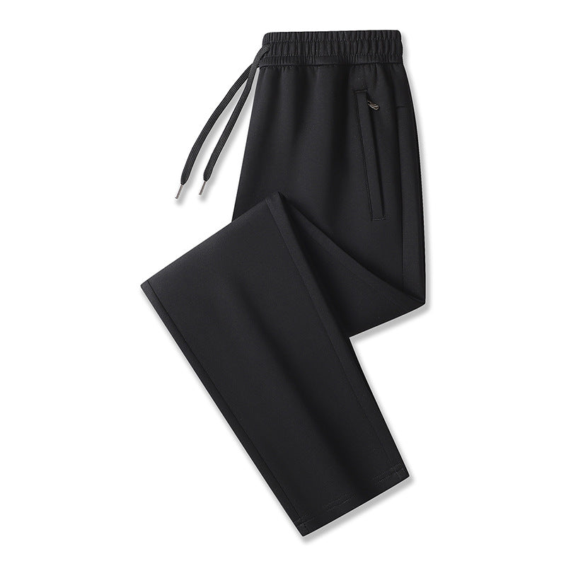 Herren Tech-Jogginghose mit elastischem Bund, Reißverschlusstaschen & Bündchen Drune