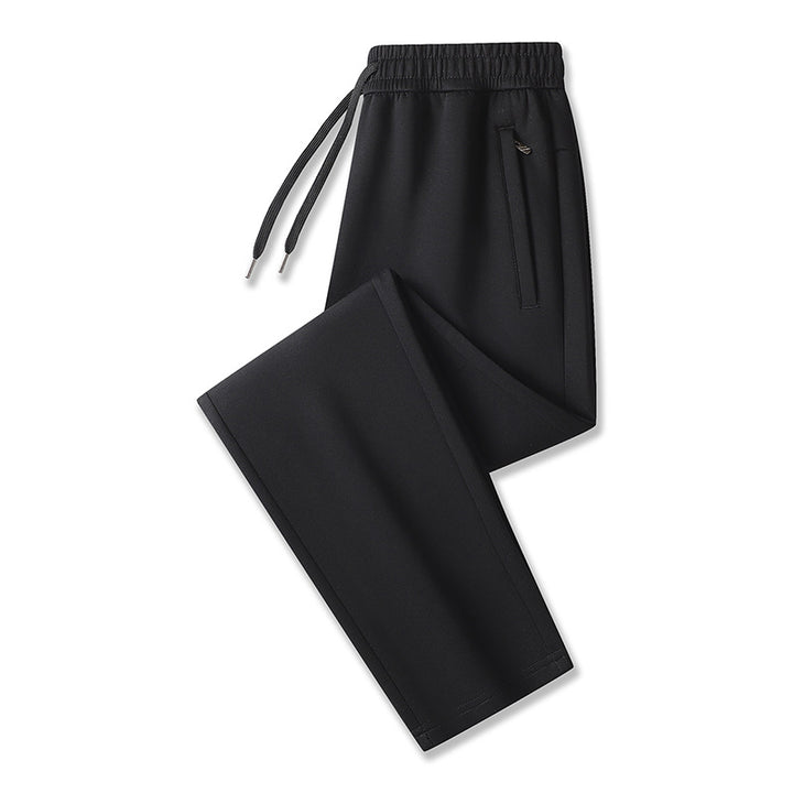Herren Tech-Jogginghose mit elastischem Bund, Reißverschlusstaschen & Bündchen Drune