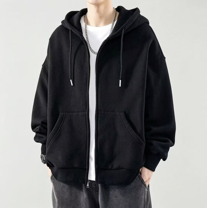 Damen Bequeme Kapuzenjacke Drune