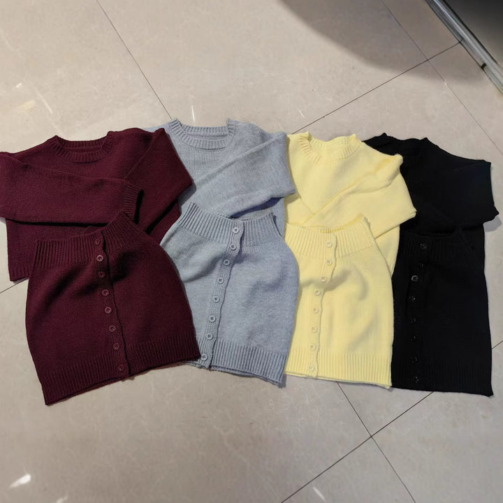 Damen Strickbluse mit Knopfdetails und luxuriösem Komfort Drune