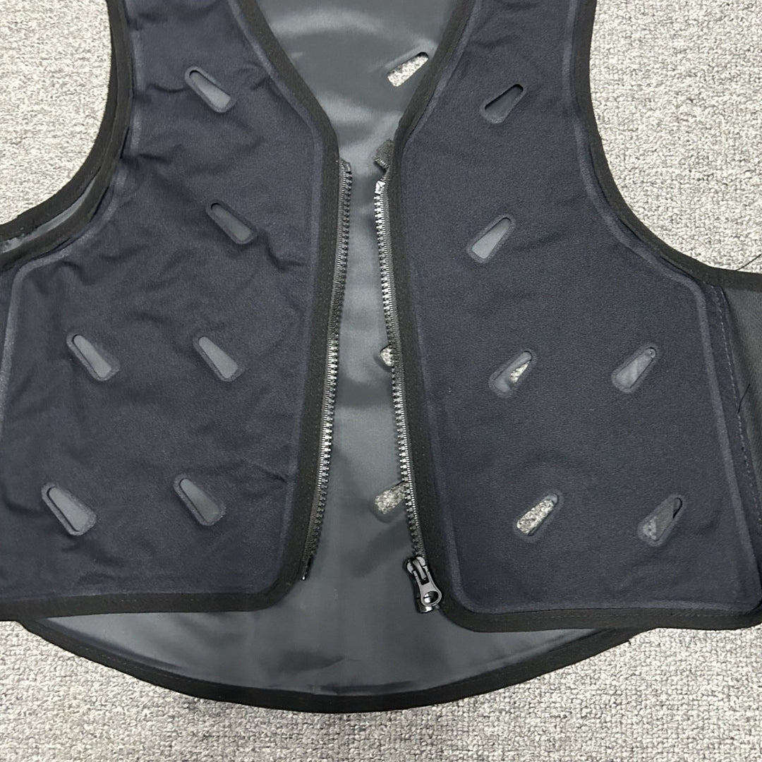 Unisex nan Verdunstungs-Kühlweste mit Dampfkühlung, Belüftungsschlitzen und Reißverschluss Drune
