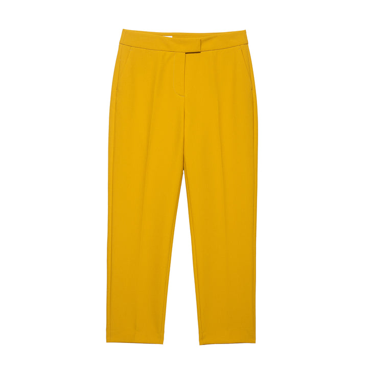 Damen Hochtaillierte tapered Anzughose mit Bügelfalte Drune