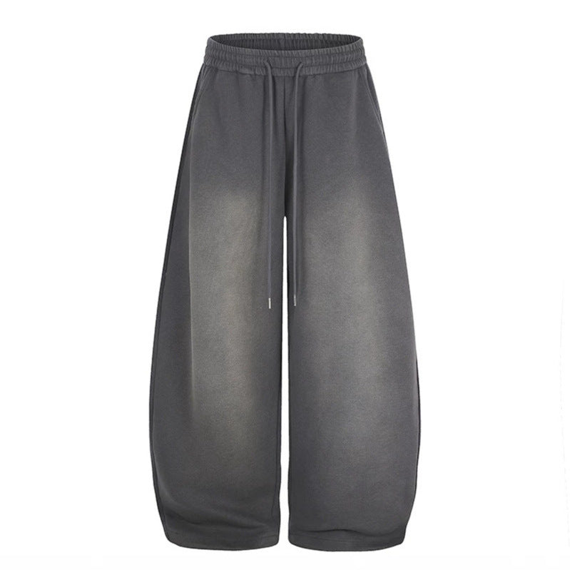 Damen weite Culotte-Sweathose mit elastischem Bund und Herz-Applikation Drune