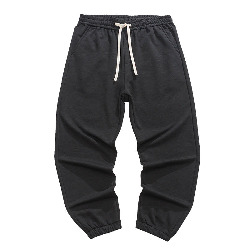 Herren Oversized Jogger-Sweatpants aus Baumwollmix mit Kordelzug und elastischen Bündchen Drune