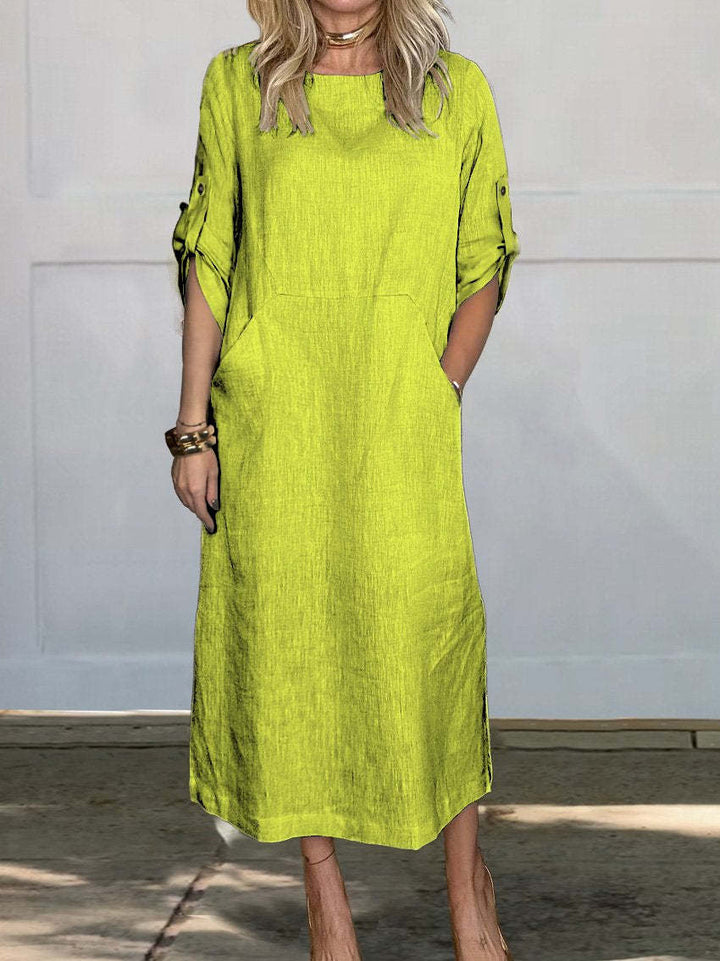 Damen Leichte Sommerkleid Drune