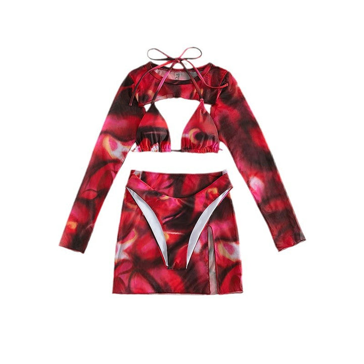 Damen Crop-Top und Rock Set Drune