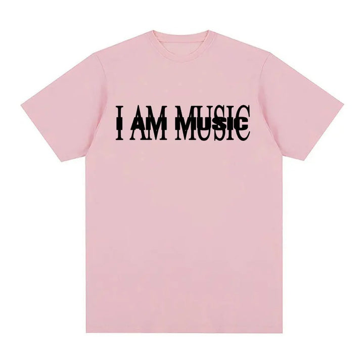 Damen T-Shirt mit modernem Typografie-Druck Drune