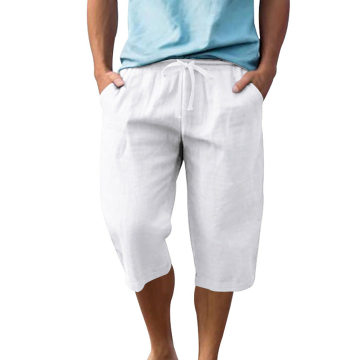 Herren leichte Freizeithose mit elastischem Bund und praktischen Taschen Drune