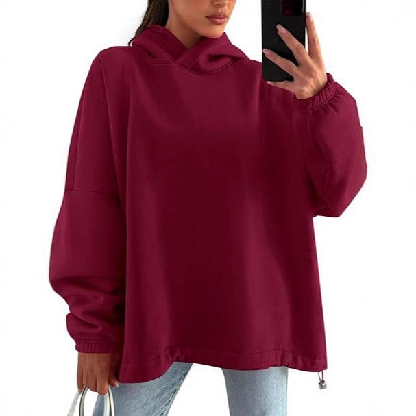 Damen Kapuzenpulli Drune