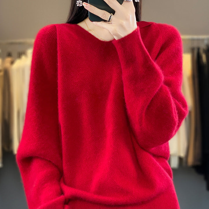 Damen Kuscheliger Rollkragenpullover Drune