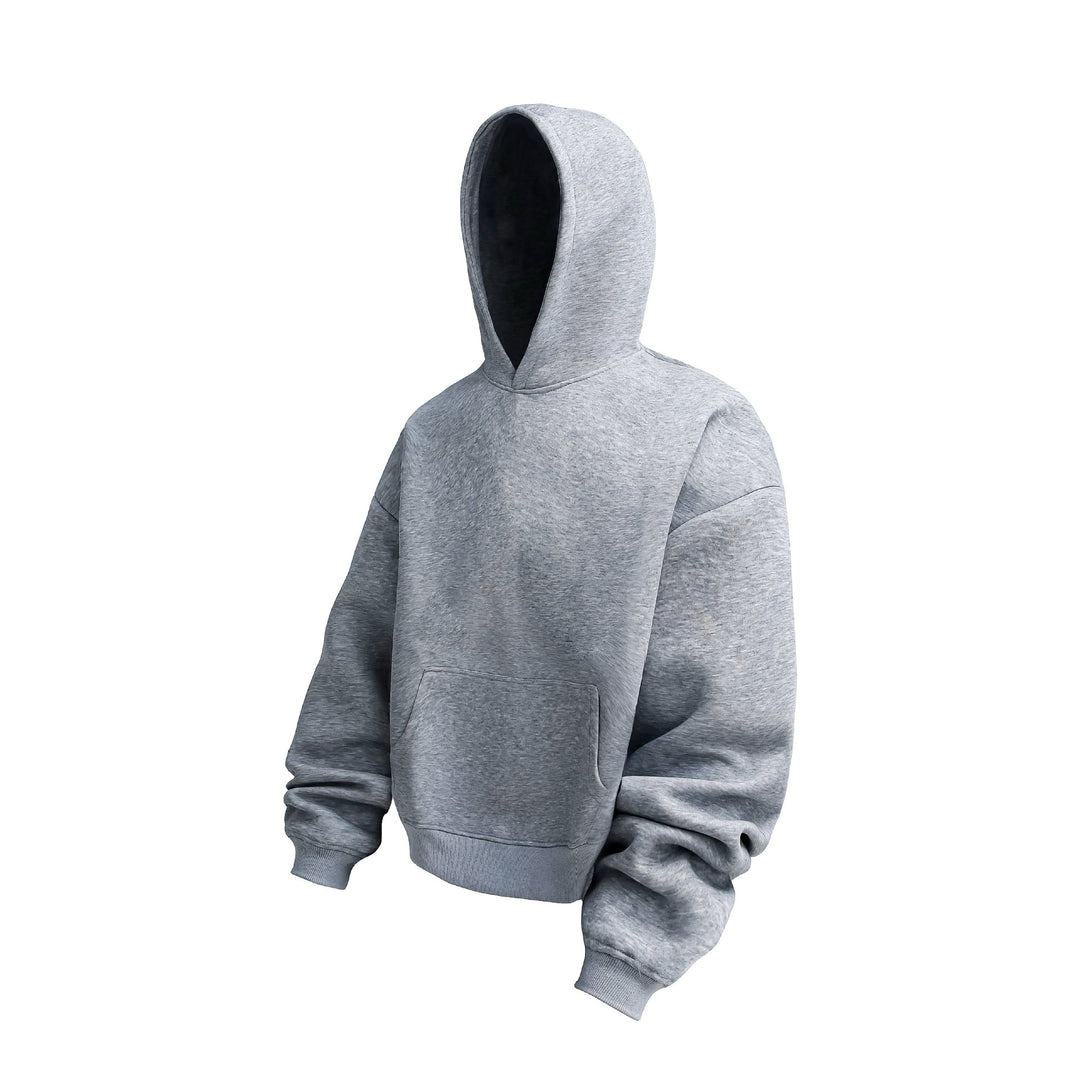 Unisex Oversize-Kapuzenpullover aus schwerer Fleecequalität mit Kängurutasche Drune
