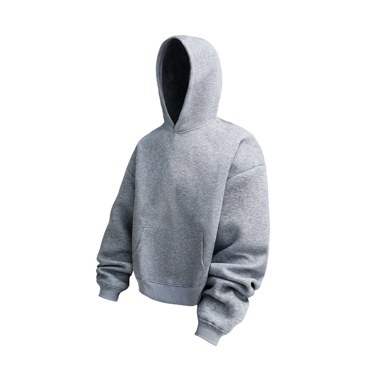 Unisex Oversize-Kapuzenpullover aus schwerer Fleecequalität mit Kängurutasche Drune