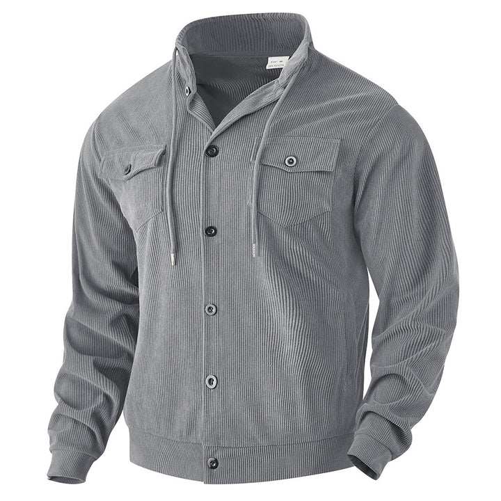 Herren modische Cordjacke mit praktischen Taschen und hochwertiger Verarbeitung Drune