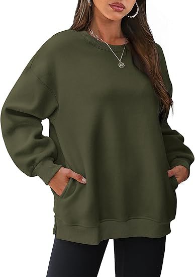 Damen lässiger Oversized Sweatshirt Drune