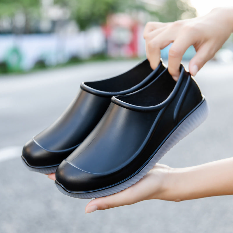 Unisex Wasserdichte Schlupf-Clogs mit stoßdämpfender EVA-Sohle und ergonomischer Fußmulde Drune