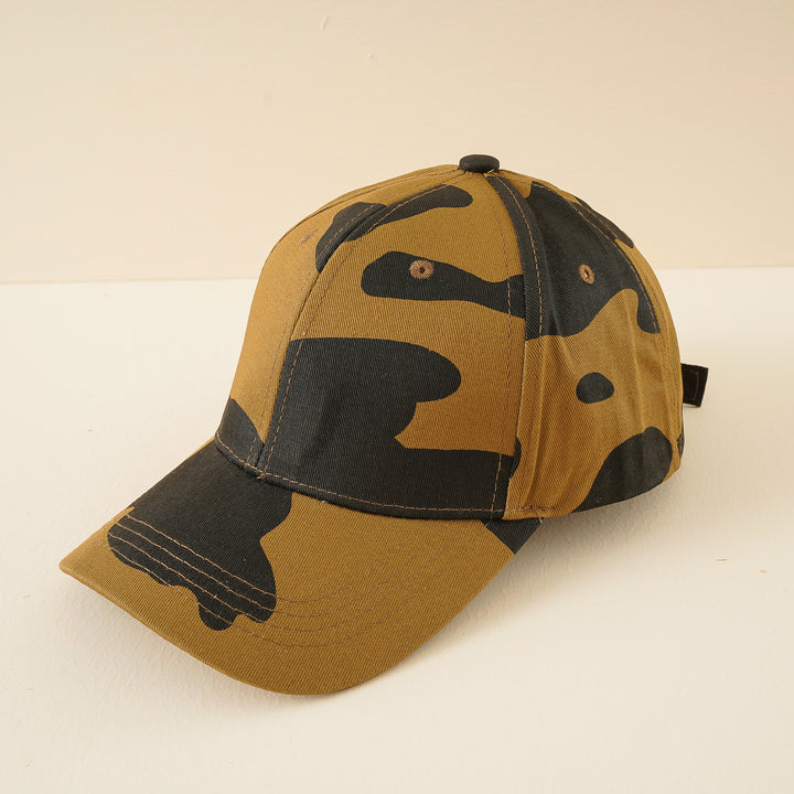 Damen Baseballcap mit verstellbarem Riemen und Kuhmuster Drune