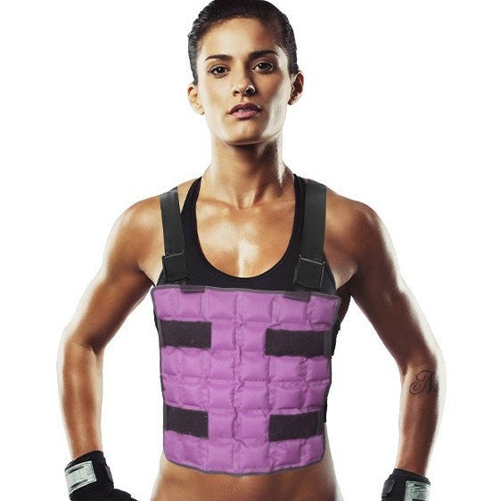 Damen nan verstellbare Gewichtsweste für Functional Training mit Klettverschluss und gepolsterten Schultergurten Drune