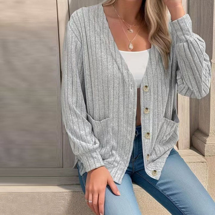 Drune | Warme Strickstrickjacke für Kalte Tage