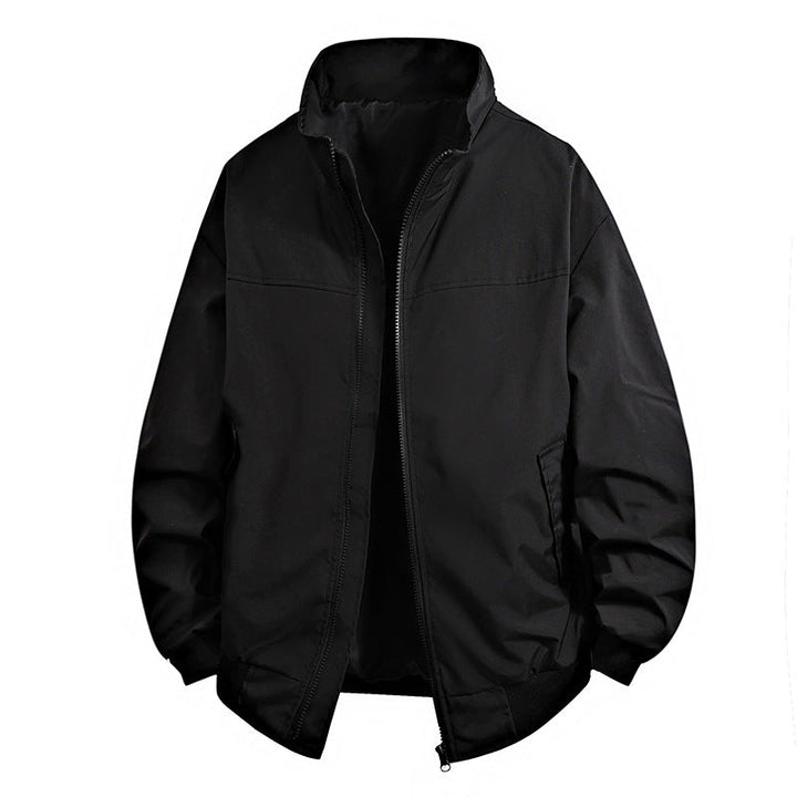 Herren Übergangsjacke mit hohem Kragen und praktischen Reißverschlusstaschen Drune