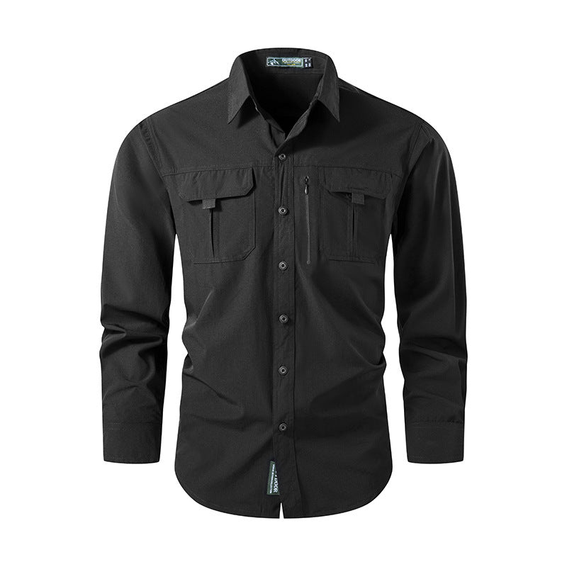 Herren Funktionales Outdoor-Hemd Drune