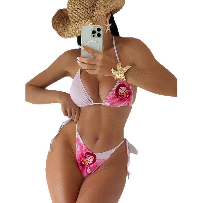 Damen Bikini-Set mit floralem Overlay Drune
