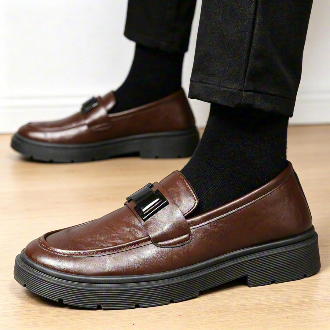 Herren Modische Leder Mokassins Drune