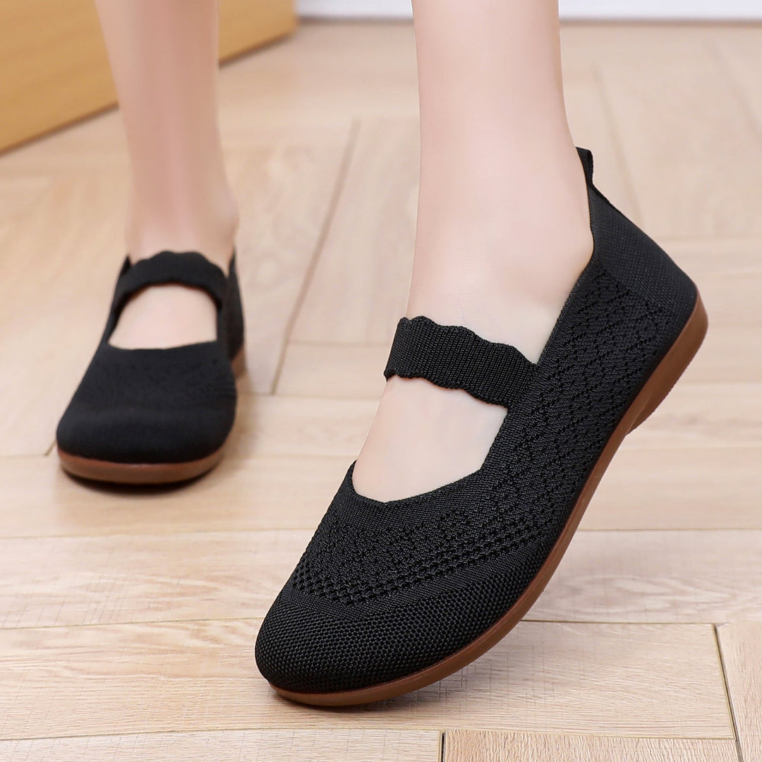 Damen Komfortable Slip-On Ballerinas Drune