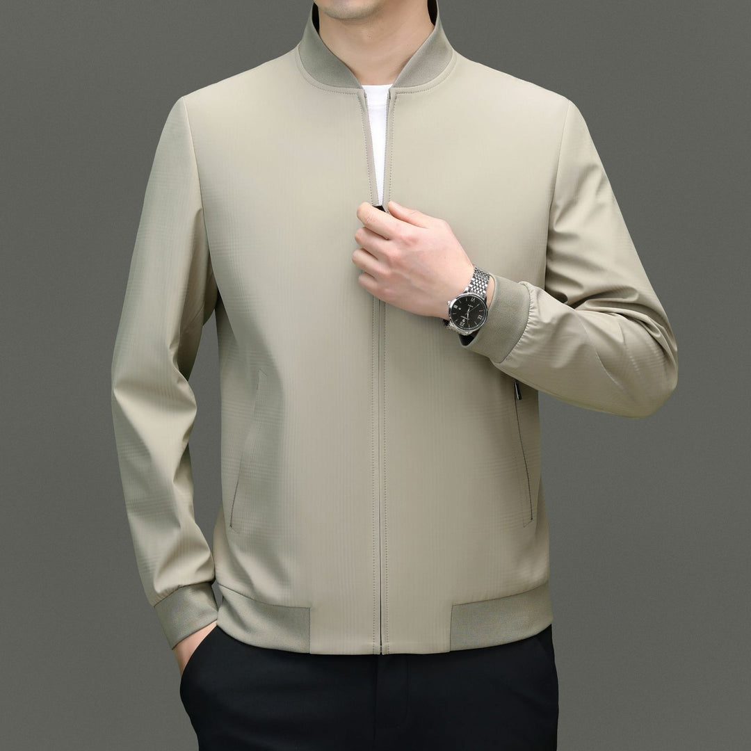 Herren Sportliche Übergangsjacke mit modernem Stehkragen und atmungsaktiven Einsätzen Drune