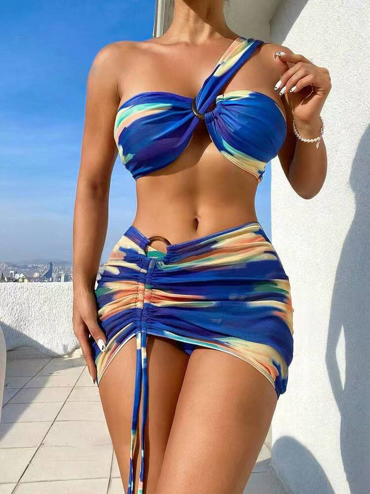 Damen Cropped Top und Minirock Set Drune