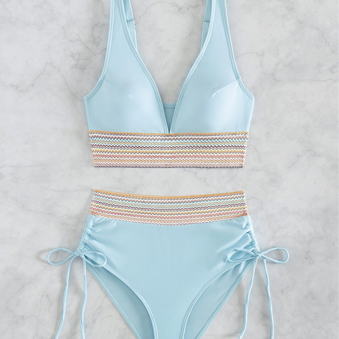 Damen Hochgeschnittener Sportbikini Drune
