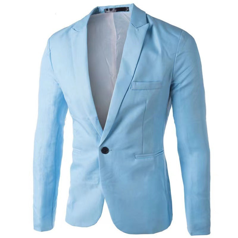Herren eleganter Blazer mit schmalem Schnitt und feinen Akzenten Drune