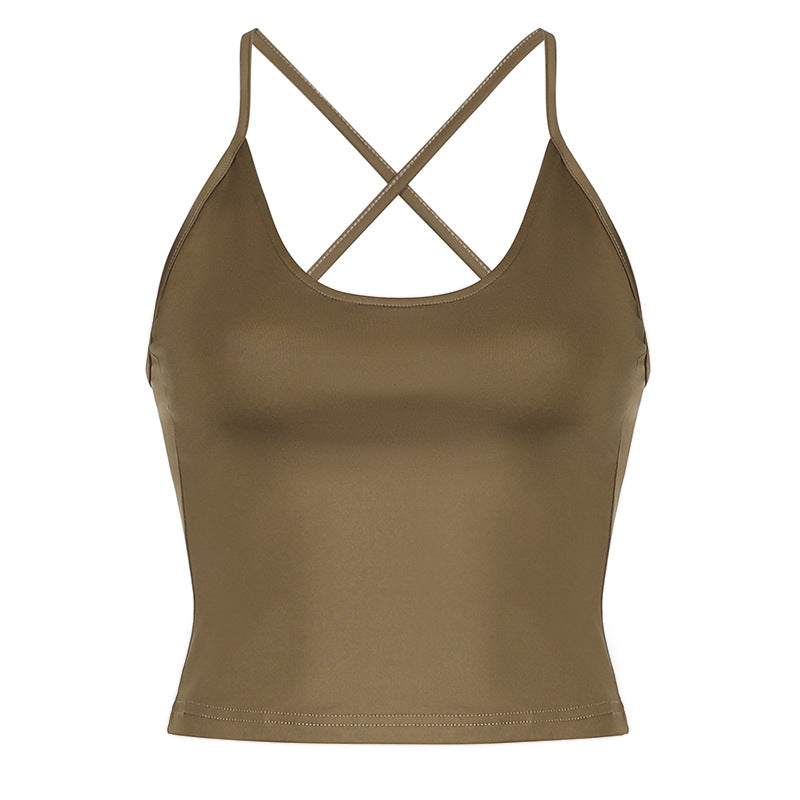 Damen Sportliches Top- und Shorts-Set mit verstellbarem Bund und elastischem Material Drune