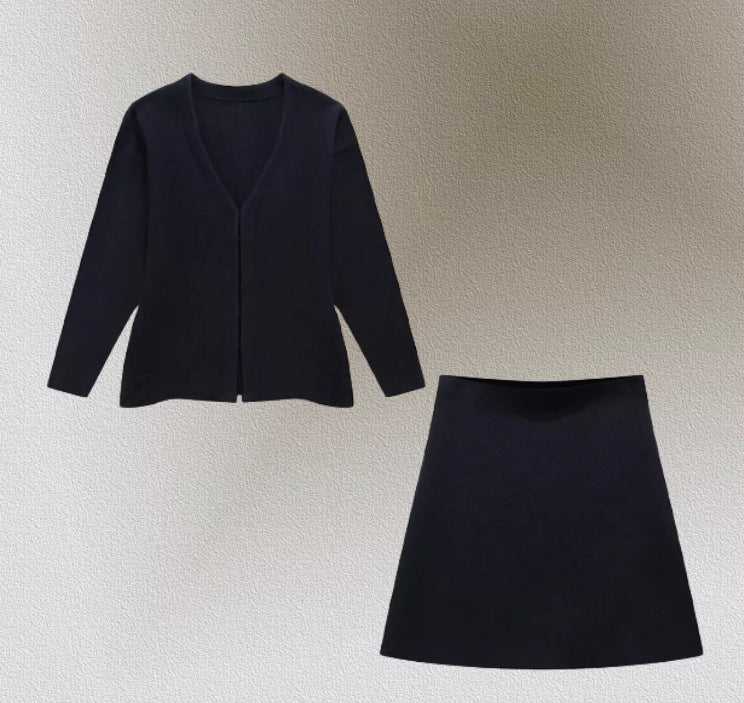 Damen Blazer und Rock Set mit elegantem Schnitt und modischem Design Drune