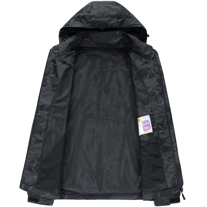 Herren Leichte und wasserfeste Outdoor-Jacke Drune