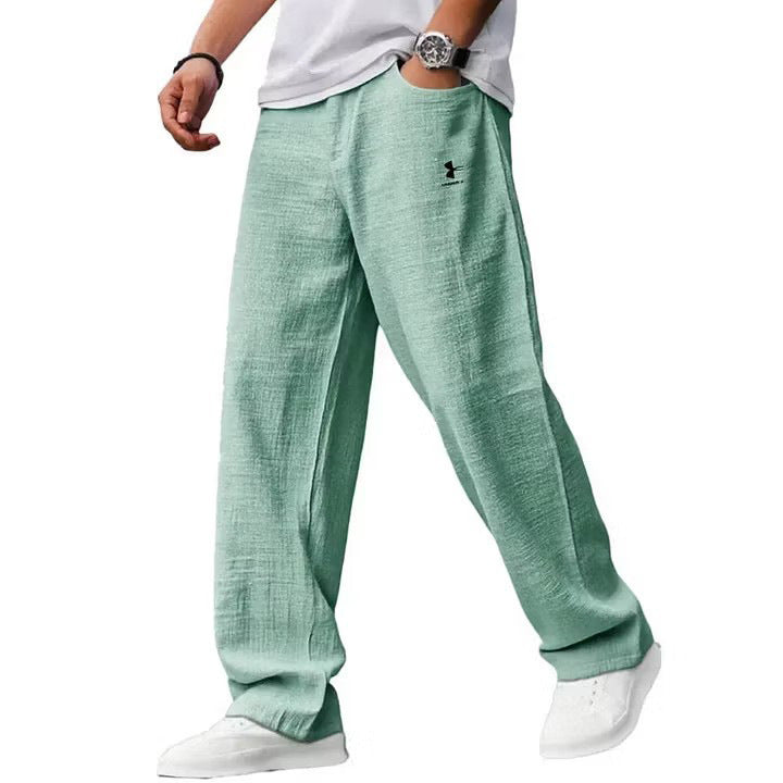 Herren Lässige Leinenhose Drune
